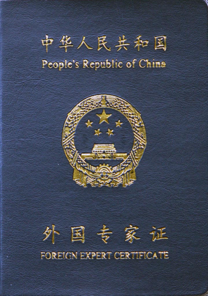 Foreign Expert Certificate Sample